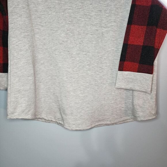 Red & Black Buffalo Long Sleeve Tunic - Picture 8 of 8